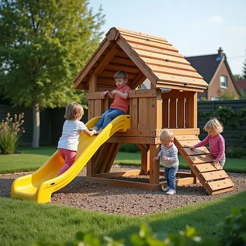 eigener Kinderspielplatz